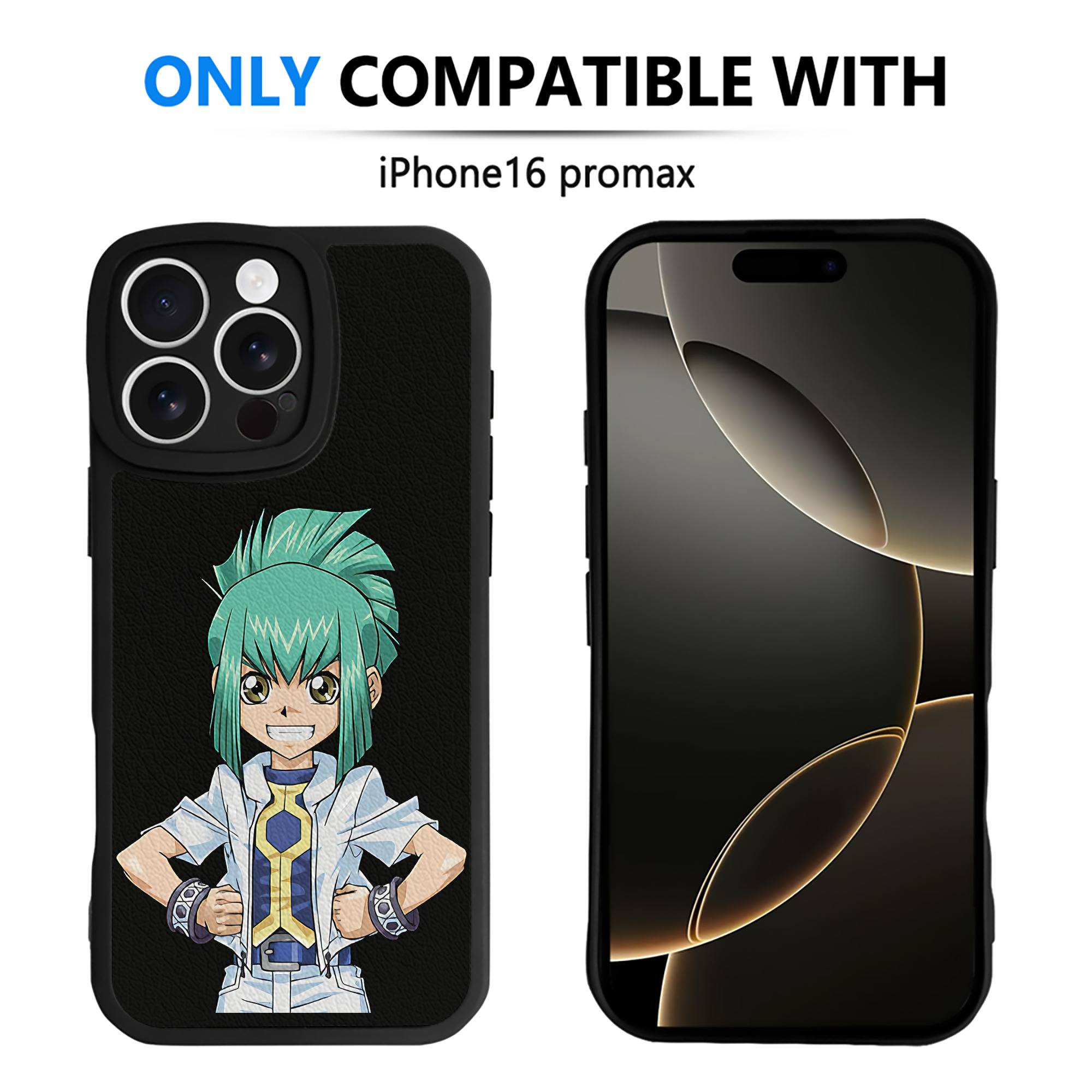 遊☆戯☆王 Yu-Gi-Oh! 【iPhone 16シリーズ対応】シリコンスマホケース（レザー調） 材質：シリコン
